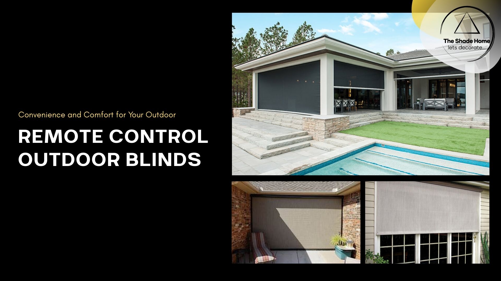 remote control outdoor blinds