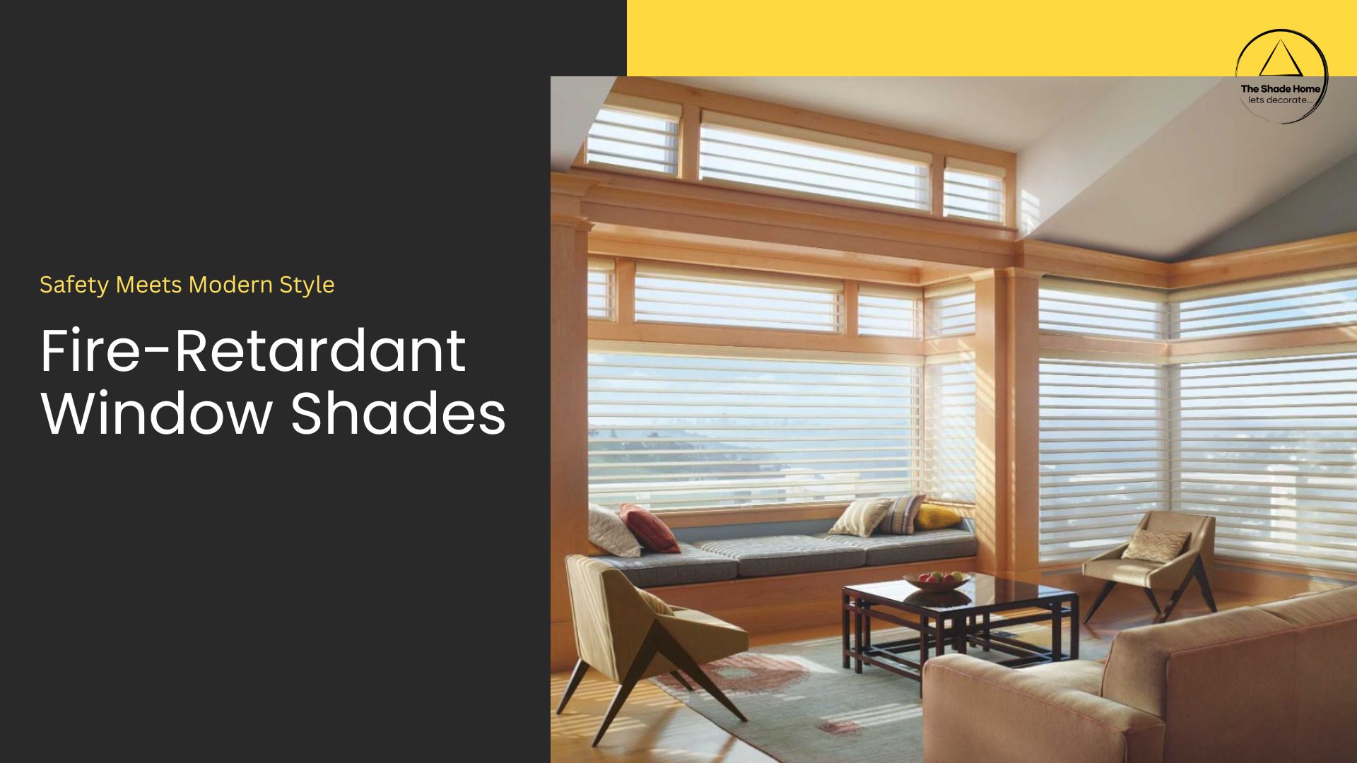 Fire-retardant window shades by The Shade Home