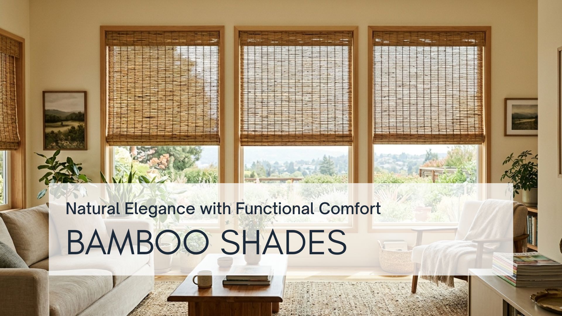 Bamboo Shades for Window | The Shade Home
