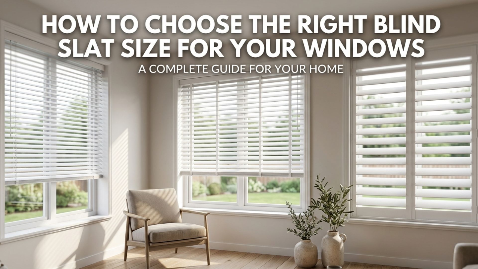 Blind slat size | The Shade Home