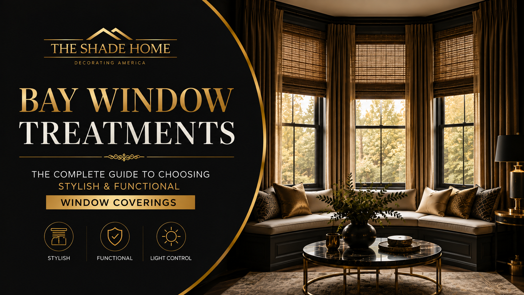 Bay Window Treatments | The Shade Home